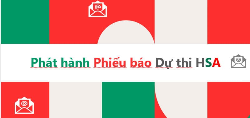 Phát hành phiếu báo dự thi